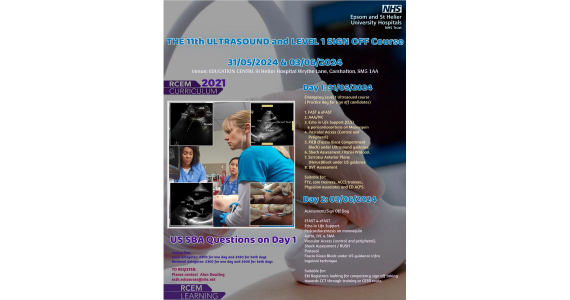 11th Ultrasound Core Learning and Level 1 Sign Off Course
