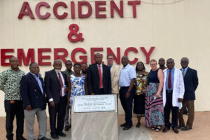 RCEM representatives undertaking site visits as part of accreditation process.