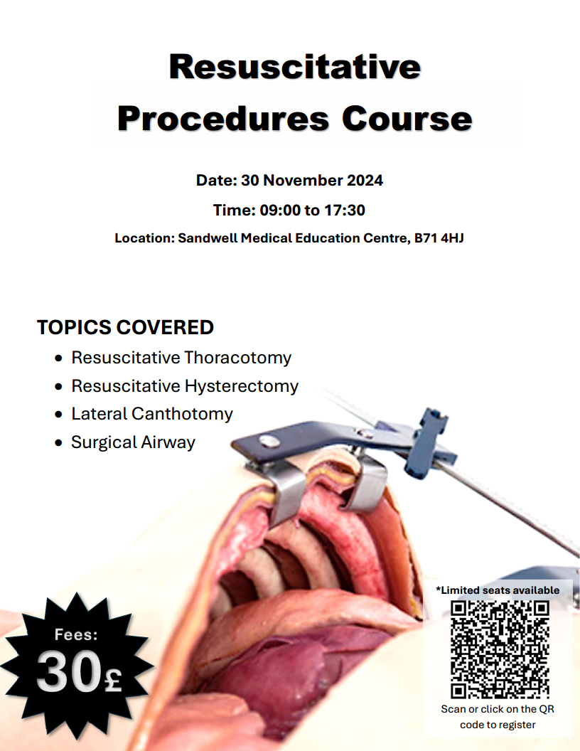 Resuscitative Procedures Course