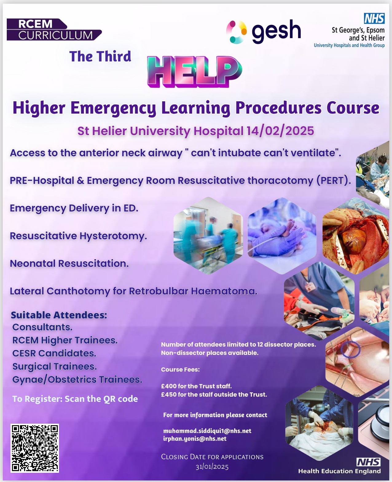 Higher Emergency Learning Procedures Course