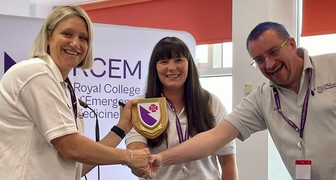 L-R: Ashleigh Lowther handover of ACP Chair role to both Amy Cawthorne and Johnathan George at the ACP Conference in Leeds