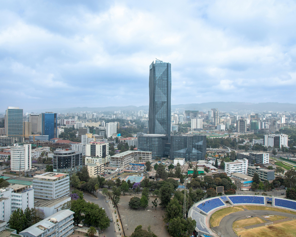 Aerial View of Addis Ababa